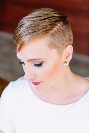 Short Hair Wedding